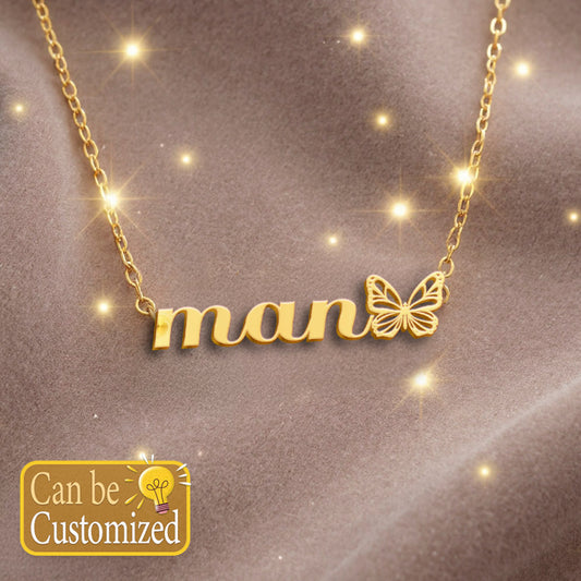 MAN  TTX22 Personalized Name Necklace – Perfect Gift