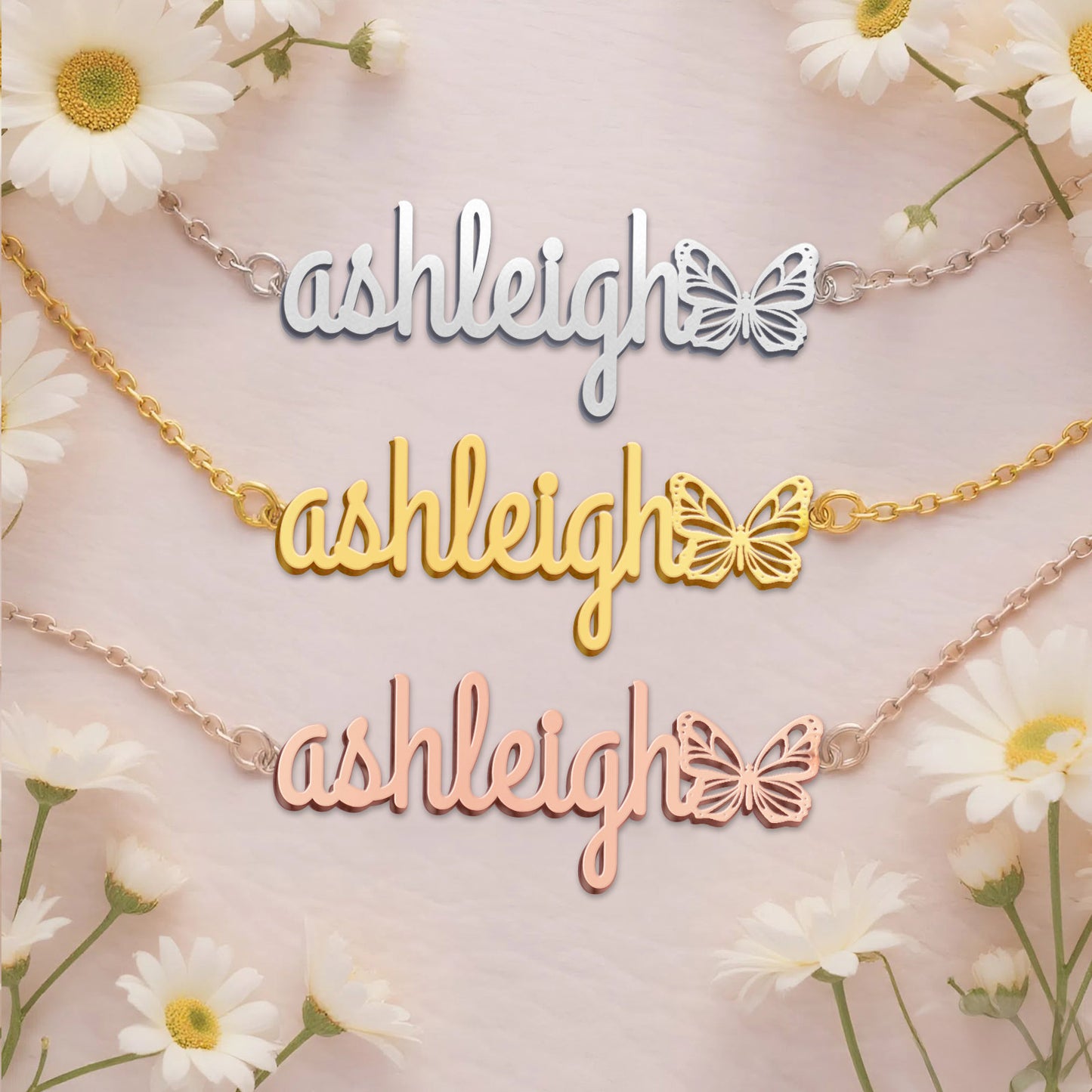 ASHLEIGH  TTL01 Personalized Name Necklace – Perfect Gift