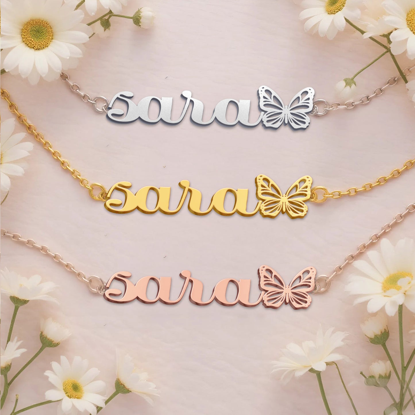 SARA  TTX22 Personalized Name Necklace – Perfect Gift