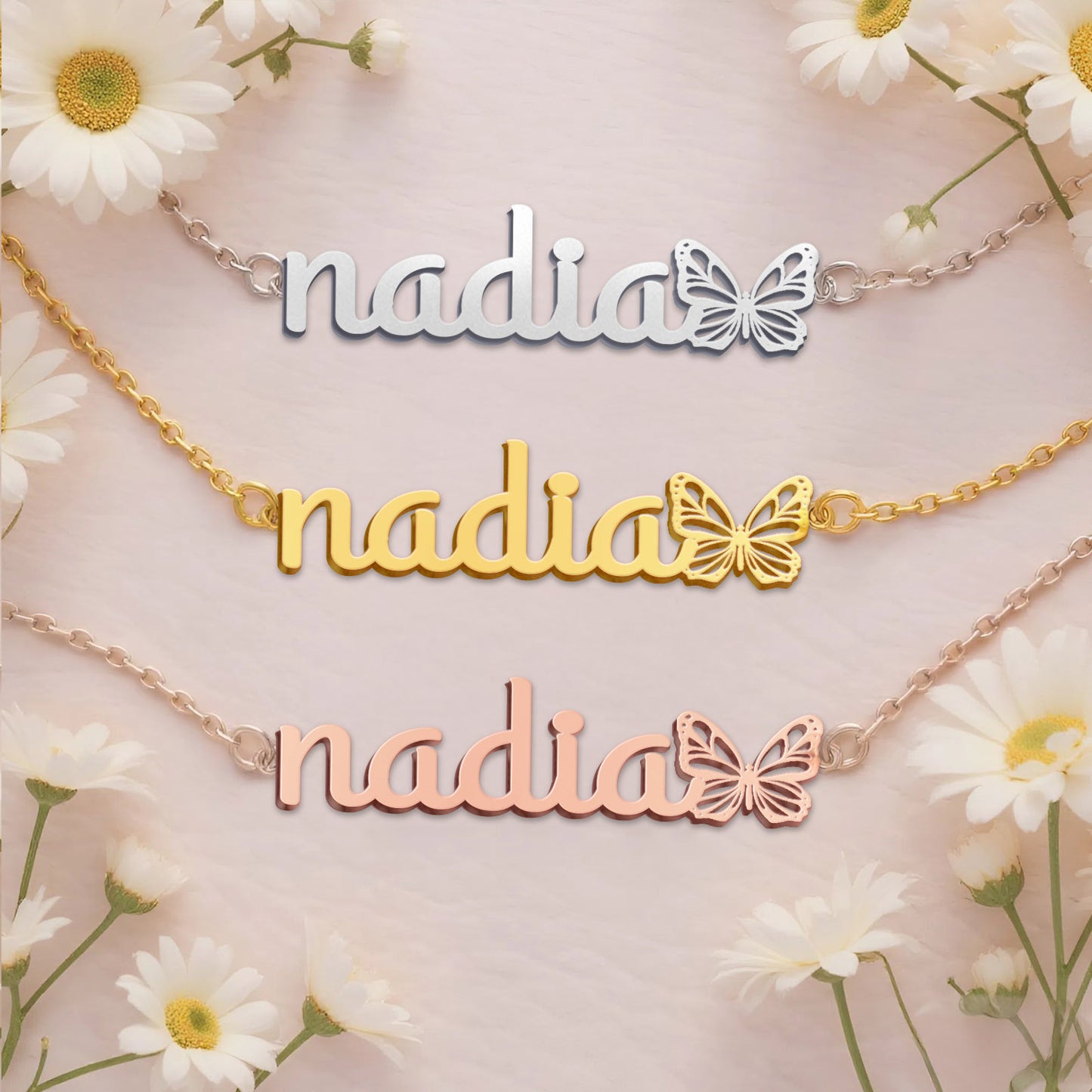 NADIA  TTL01 Personalized Name Necklace – Perfect Gift