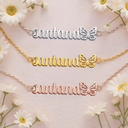 SANTANA  TTX22 Personalized Name Necklace – Perfect Gift