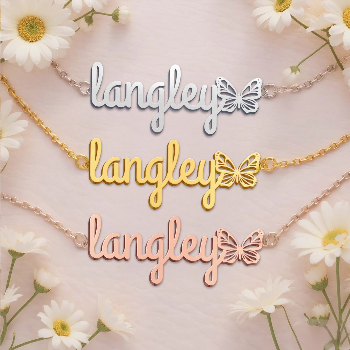 LANGLEY  TTL01 Personalized Name Necklace – Perfect Gift