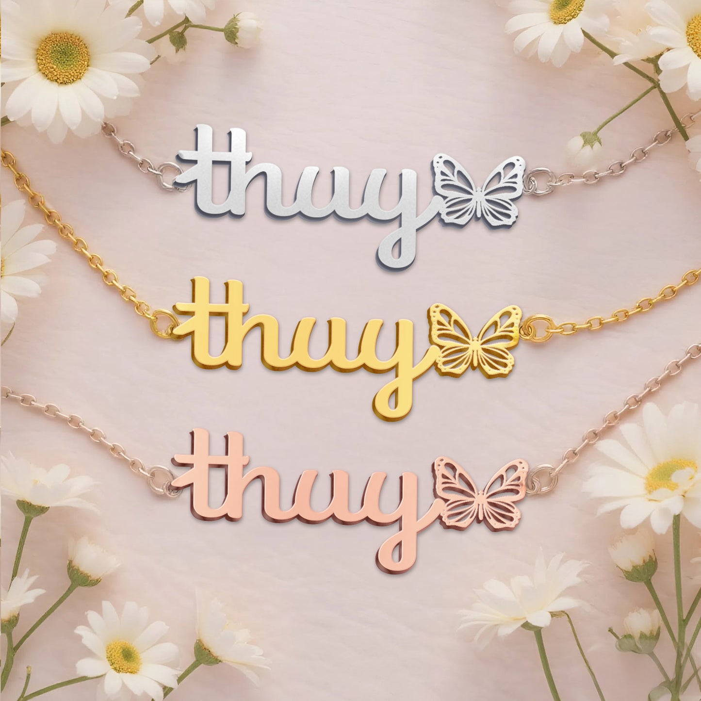 THUY  TTL01 Personalized Name Necklace – Perfect Gift
