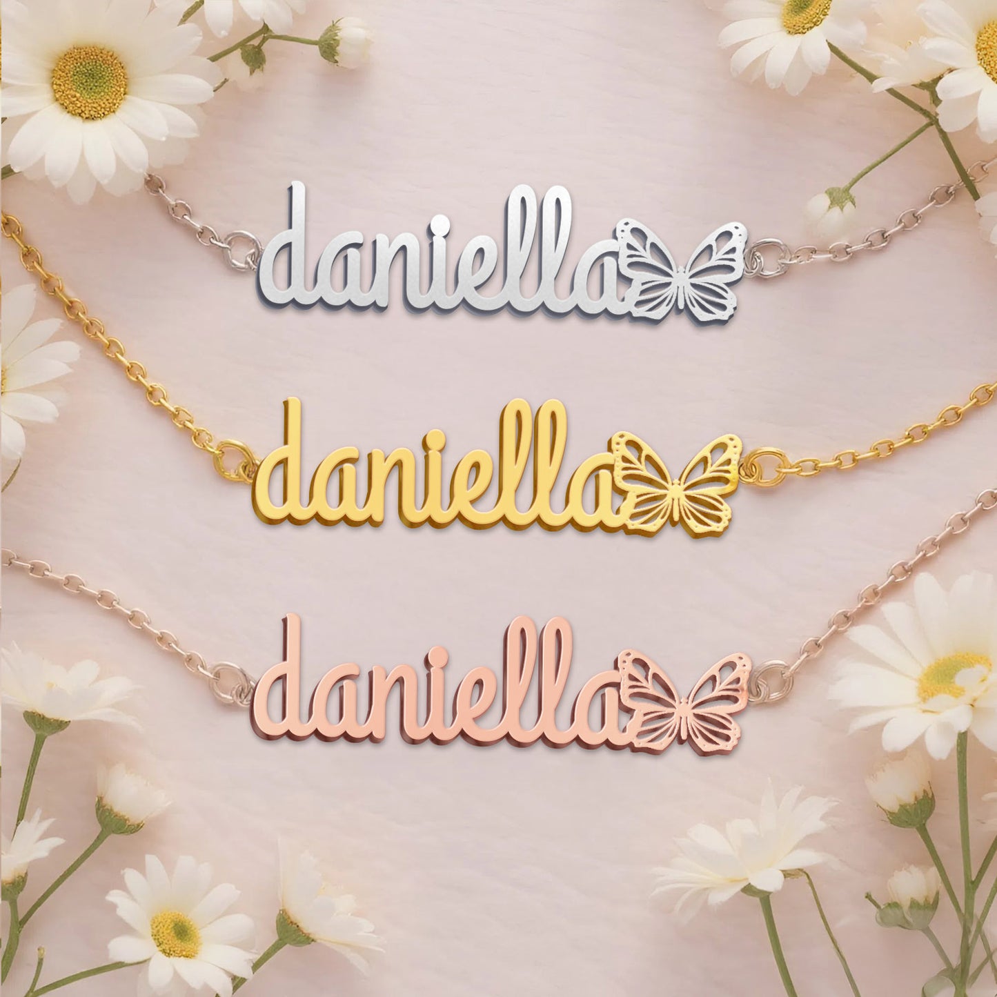DANIELLA  TTL01 Personalized Name Necklace – Perfect Gift