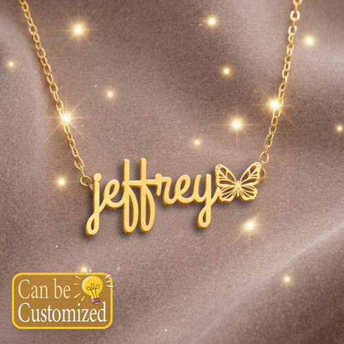 JEFFREY  TTL01 Personalized Name Necklace – Perfect Gift