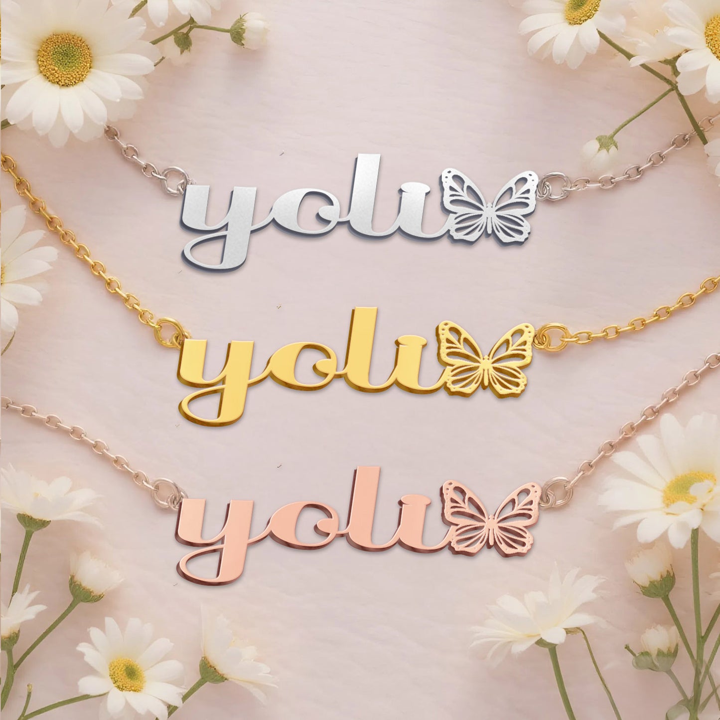 YOLI  TTX22 Personalized Name Necklace – Perfect Gift