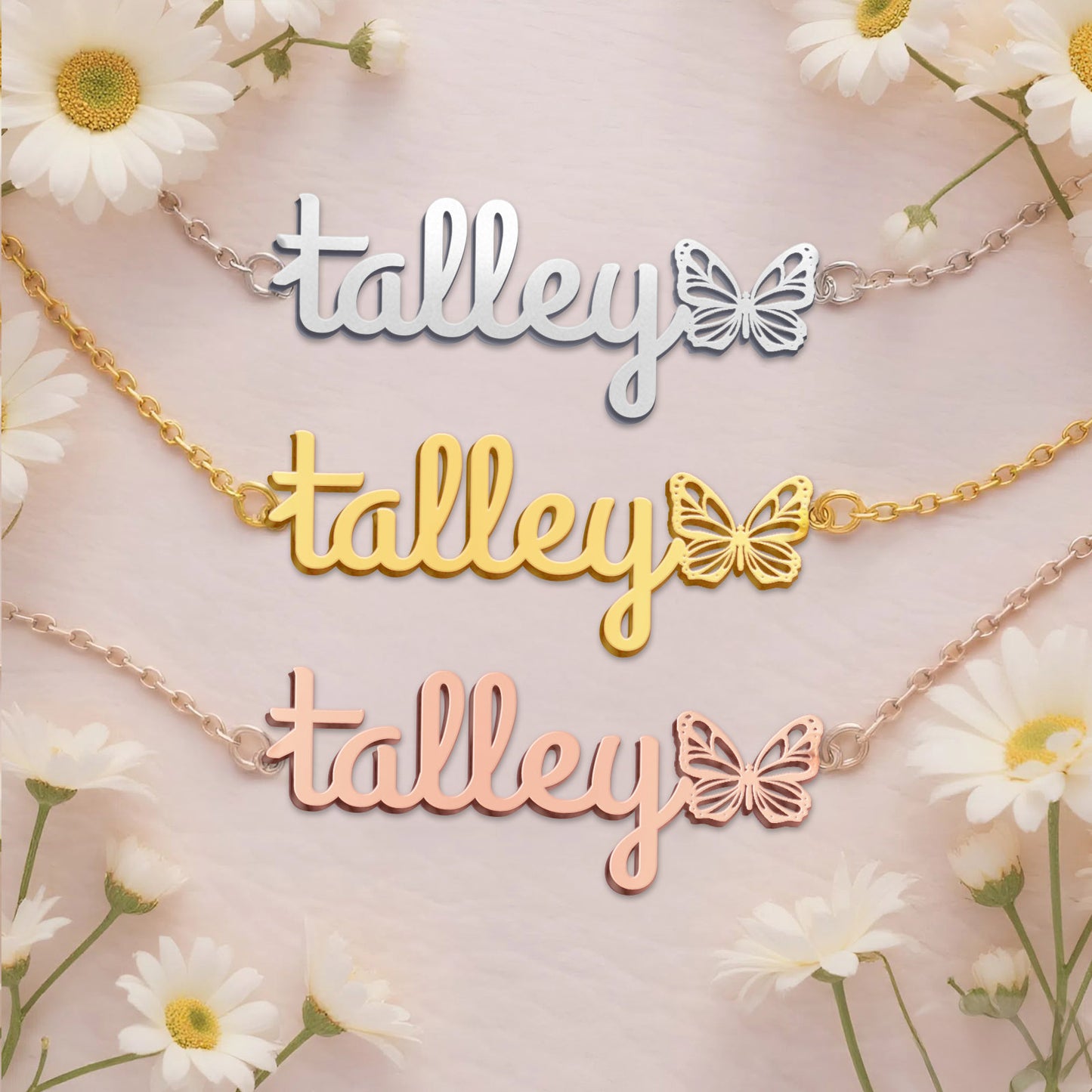 TALLEY  TTL01 Personalized Name Necklace – Perfect Gift