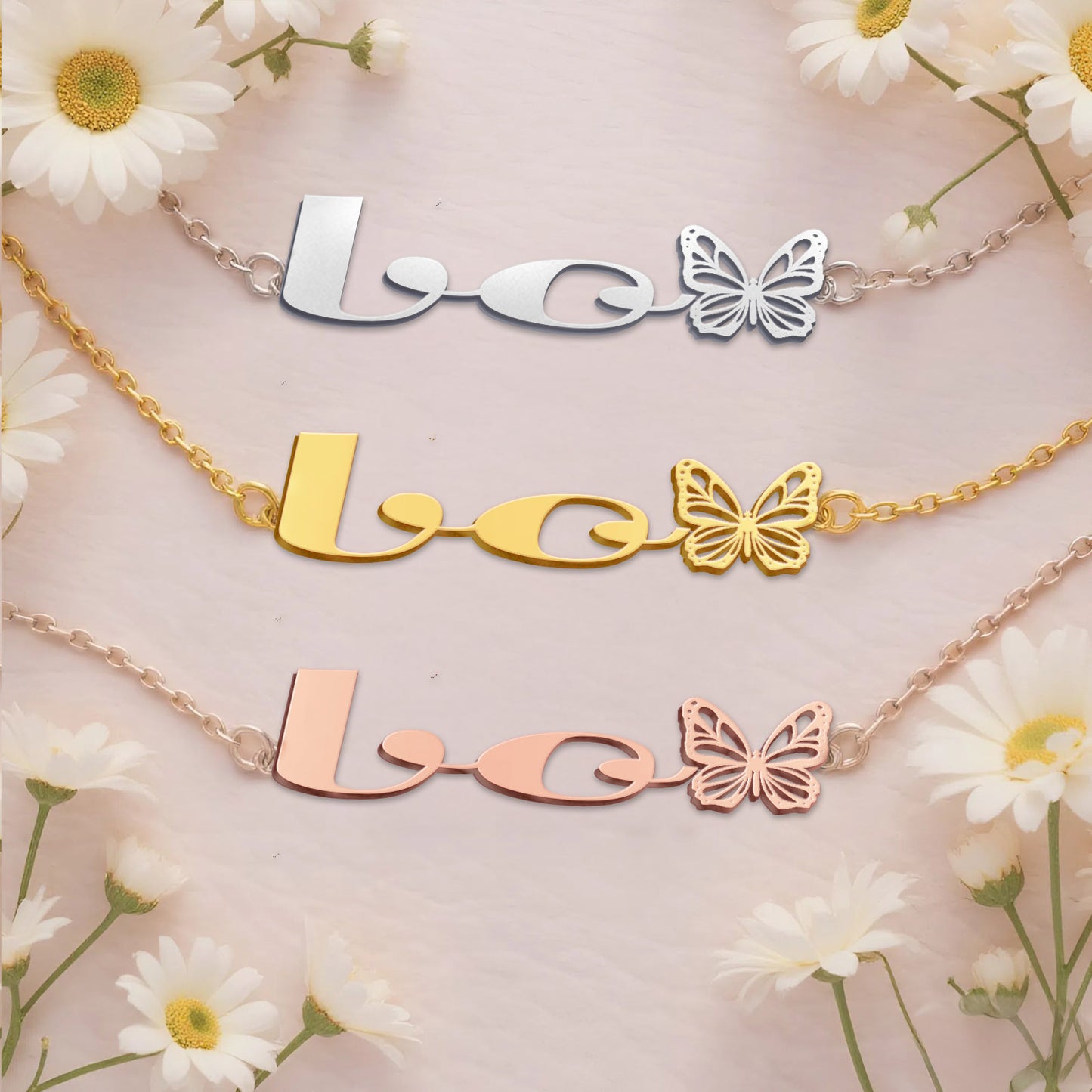BO  TTX22 Personalized Name Necklace – Perfect Gift