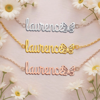 LAURENCE  TTL01 Personalized Name Necklace – Perfect Gift
