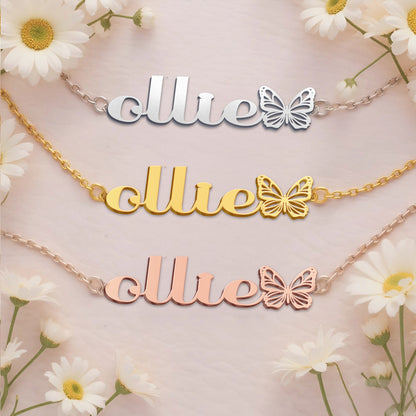 OLLIE  TTX22 Personalized Name Necklace – Perfect Gift