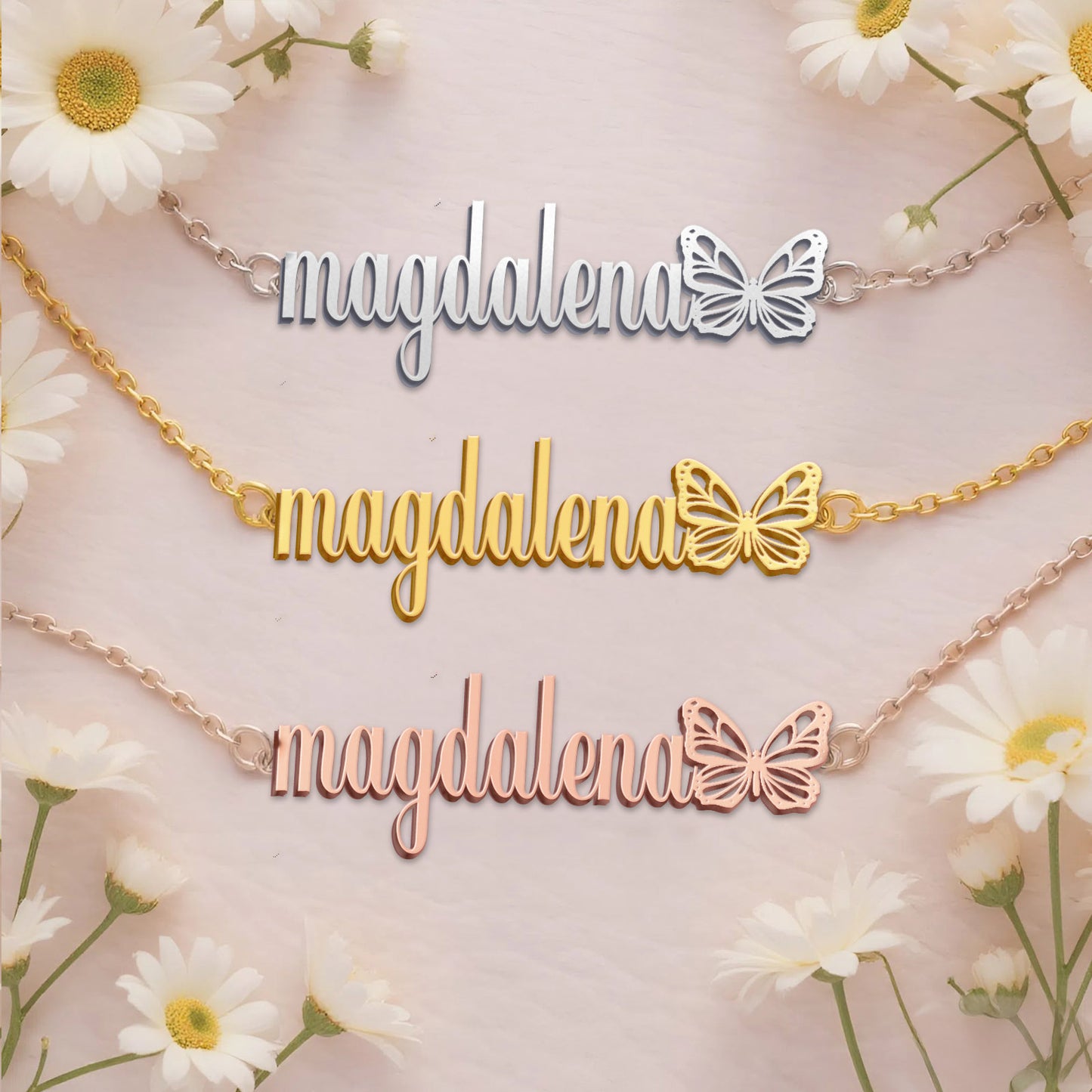 MAGDALENA  TTX22 Personalized Name Necklace – Perfect Gift