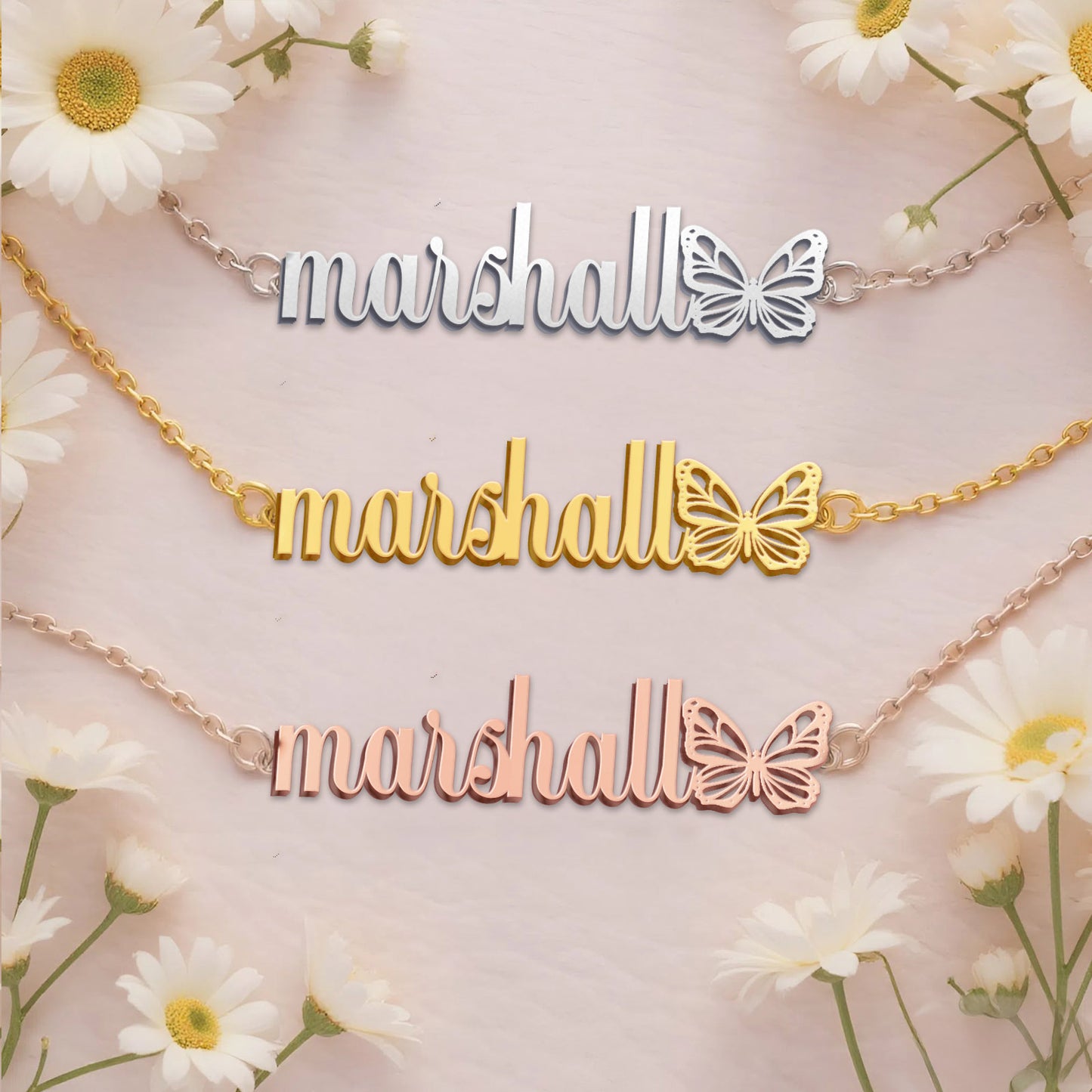 MARSHALL  TTX22 Personalized Name Necklace – Perfect Gift