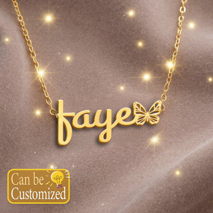 FAYE  TTL01 Personalized Name Necklace – Perfect Gift