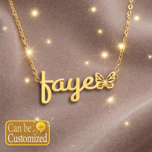 FAYE  TTL01 Personalized Name Necklace – Perfect Gift