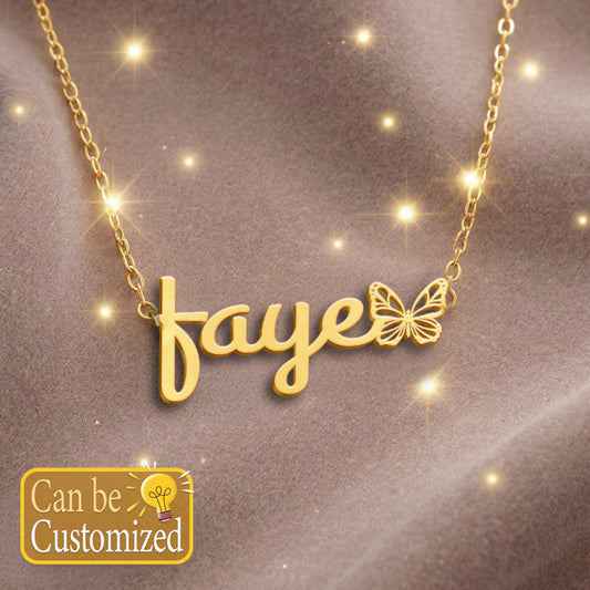 FAYE  TTL01 Personalized Name Necklace – Perfect Gift