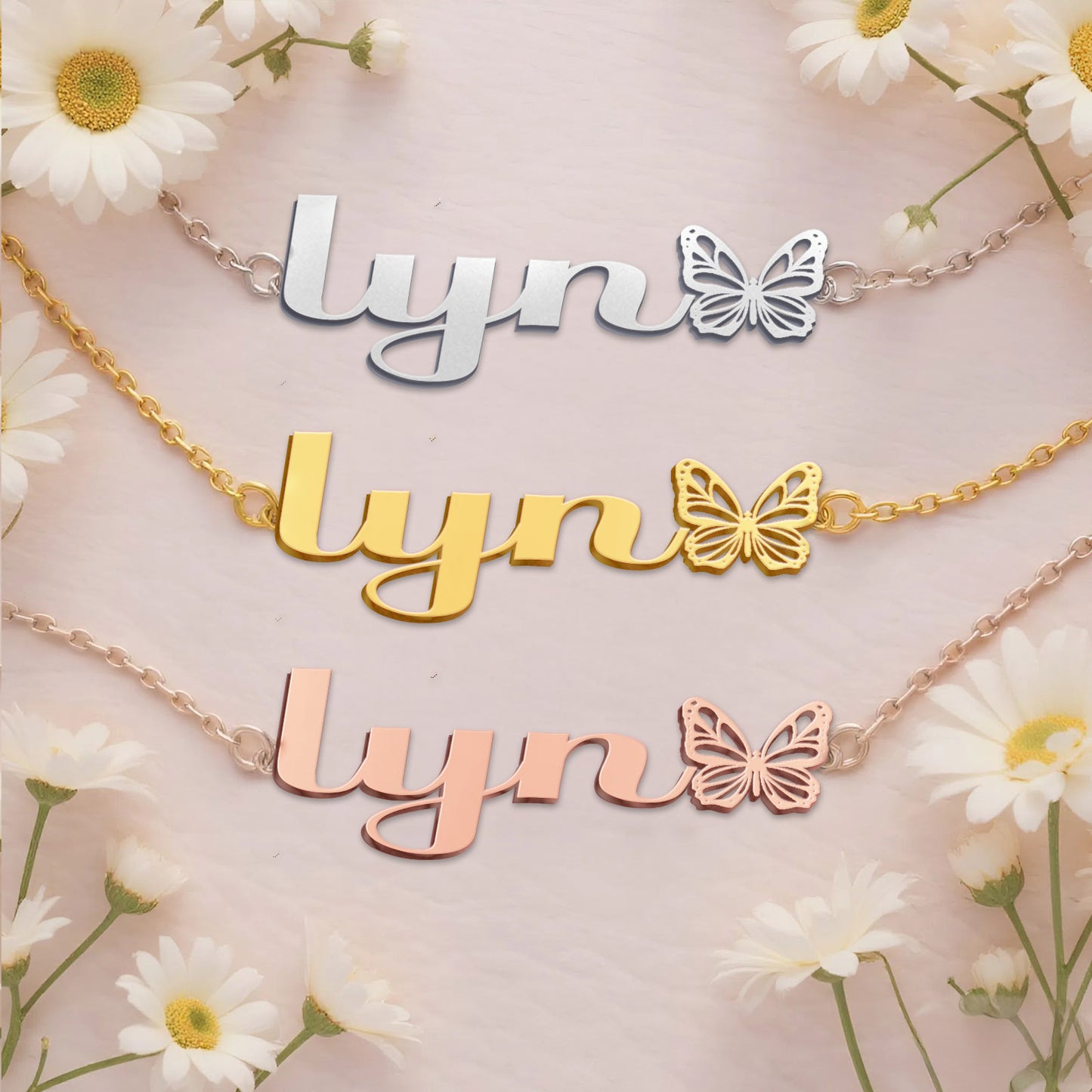 LYN  TTX22 Personalized Name Necklace – Perfect Gift