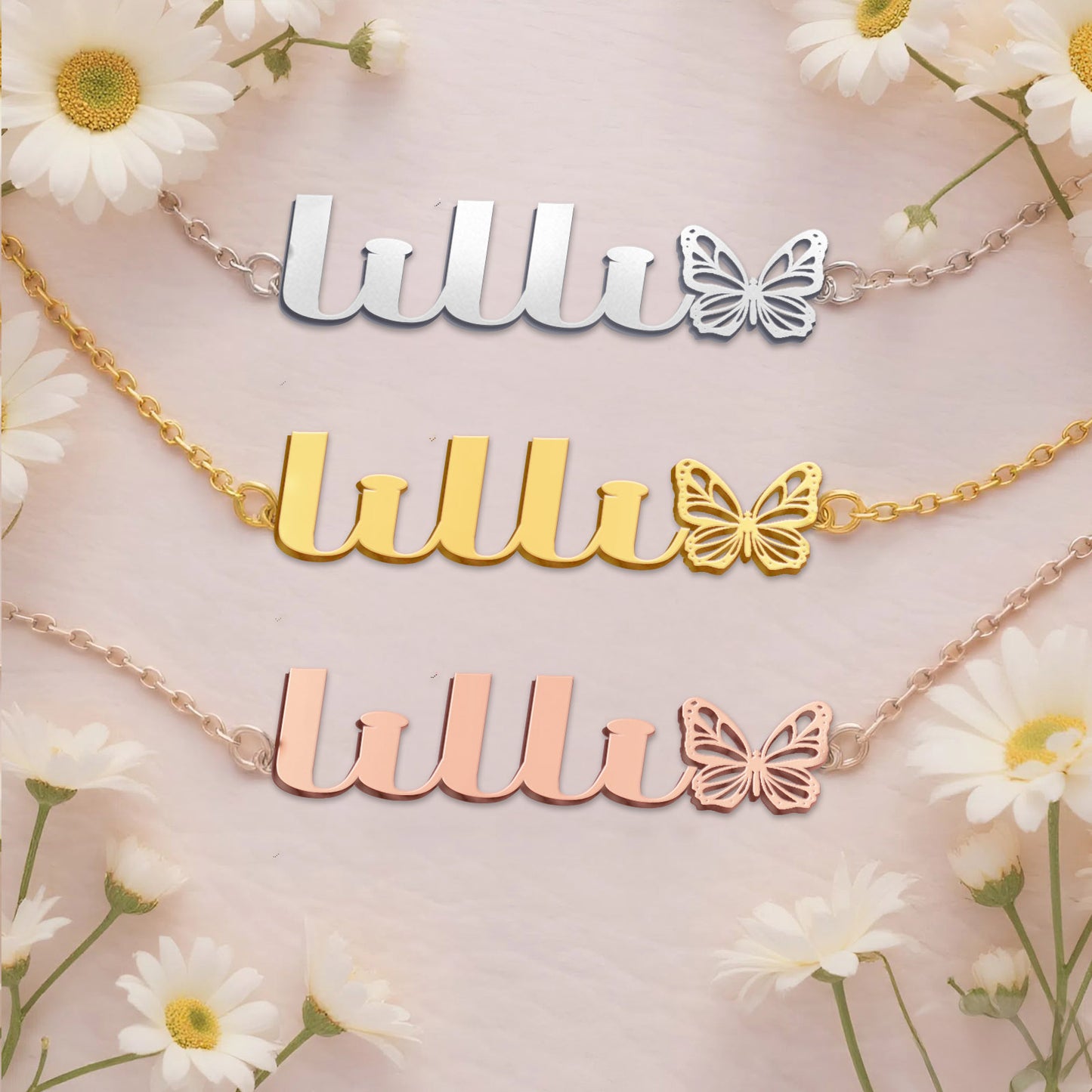 LILLI  TTX22 Personalized Name Necklace – Perfect Gift