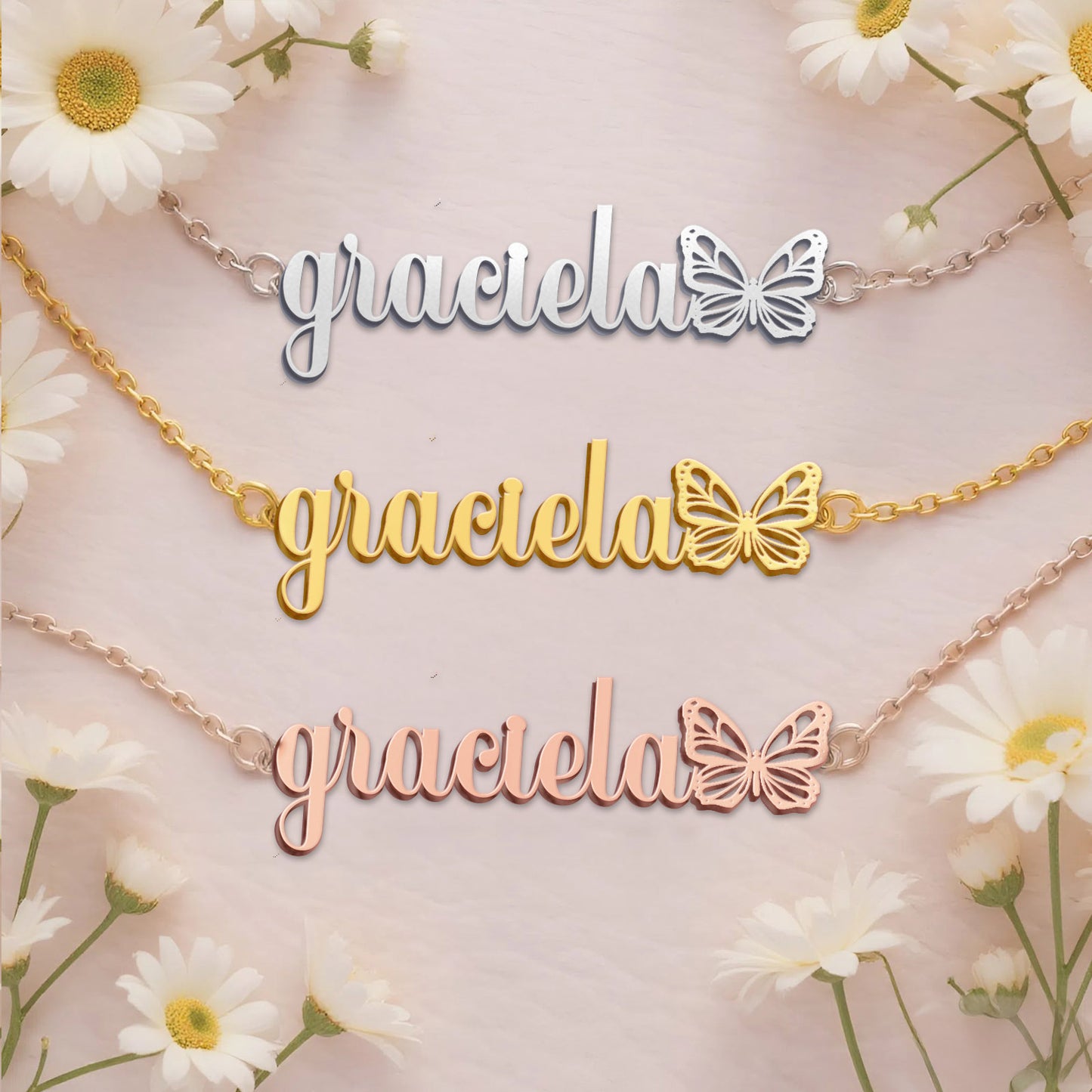 GRACIELA  TTX22 Personalized Name Necklace – Perfect Gift