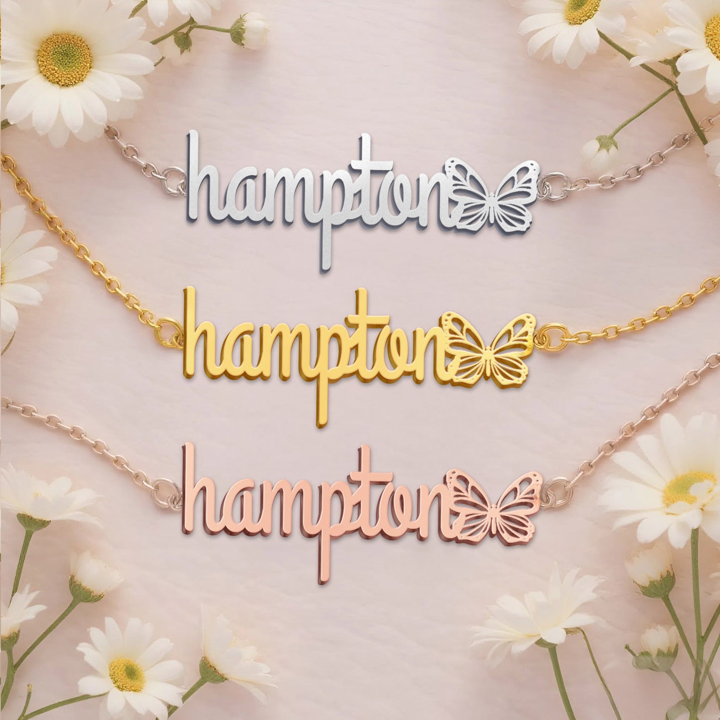 HAMPTON  TTL01 Personalized Name Necklace – Perfect Gift