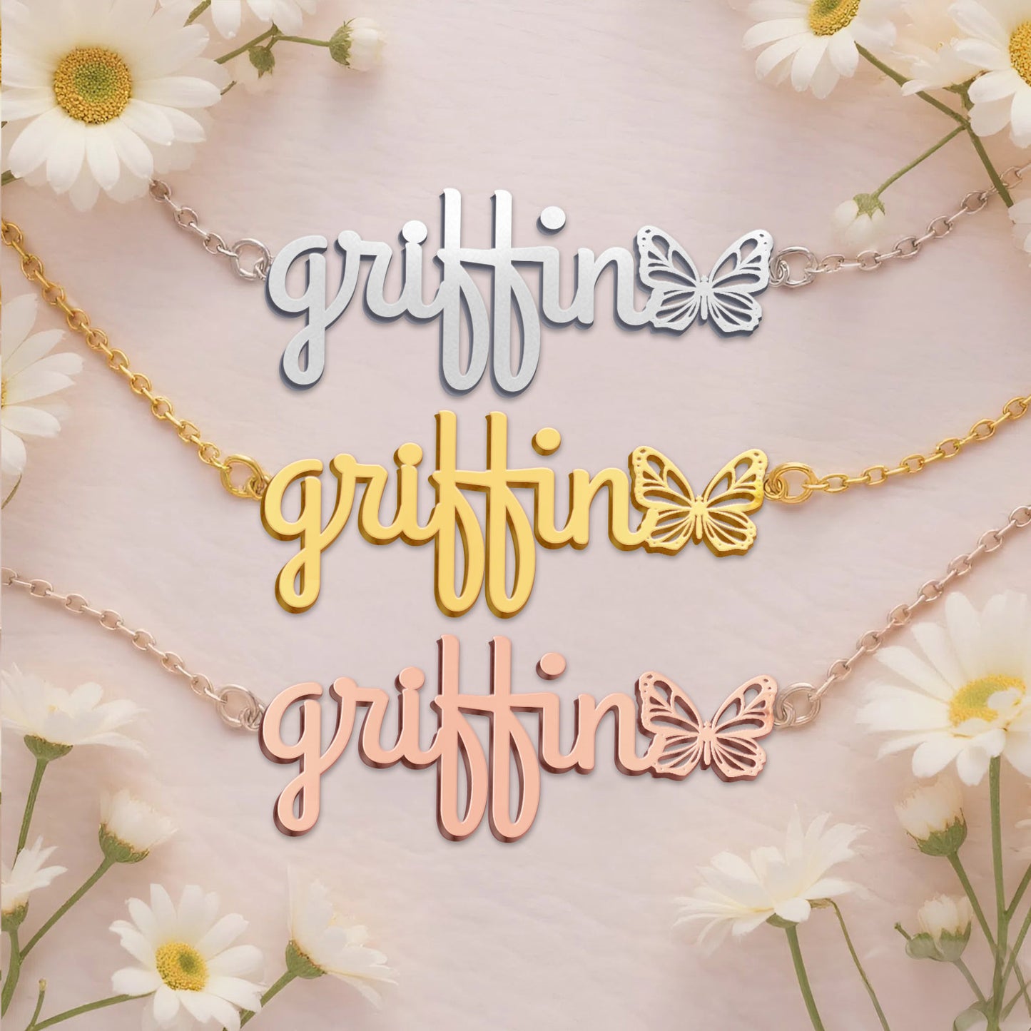 GRIFFIN  TTL01 Personalized Name Necklace – Perfect Gift