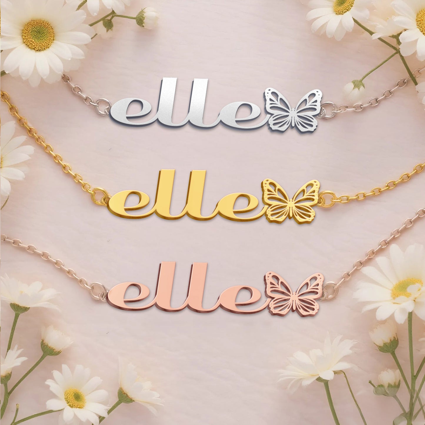 ELLE  TTX22 Personalized Name Necklace – Perfect Gift