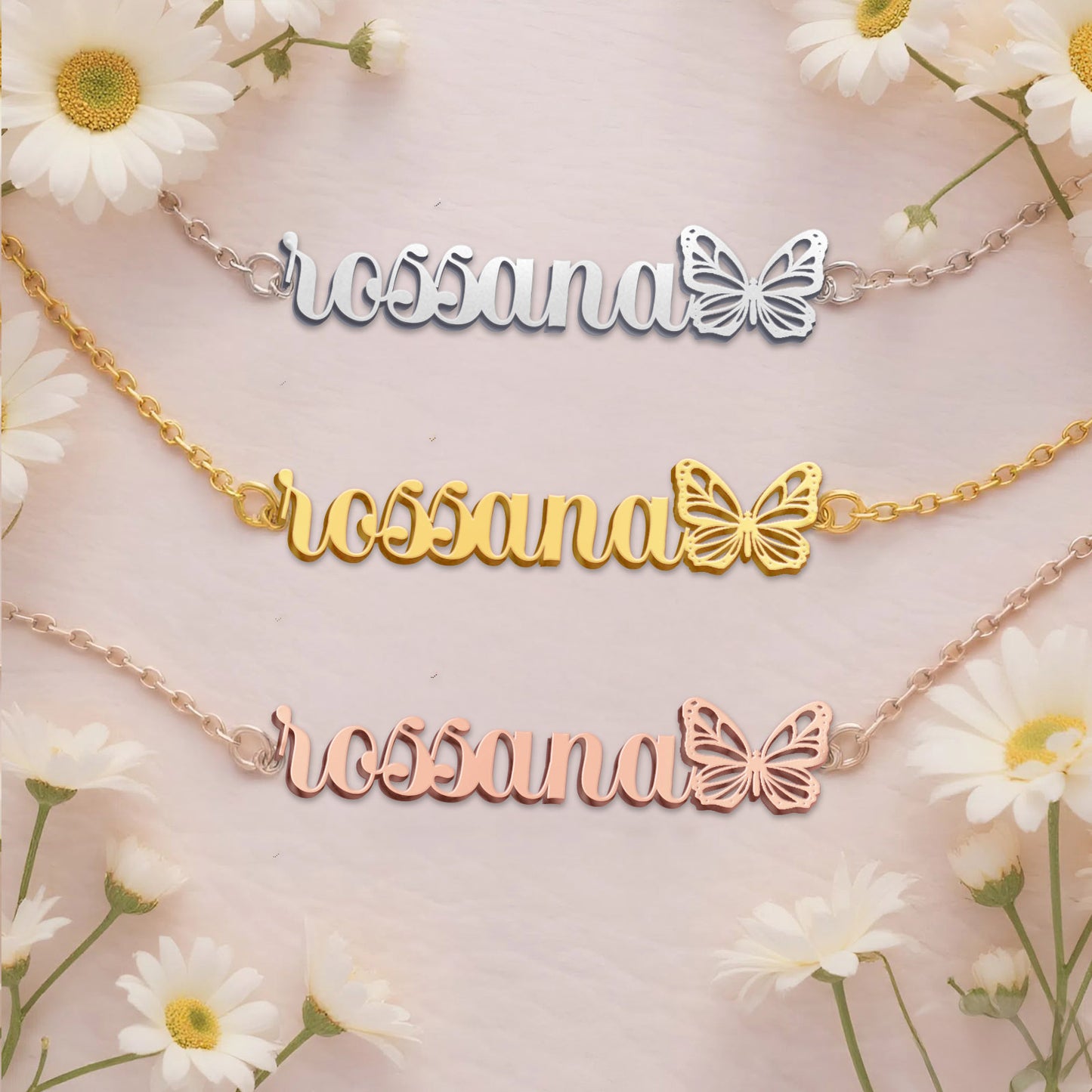ROSSANA  TTX22 Personalized Name Necklace – Perfect Gift