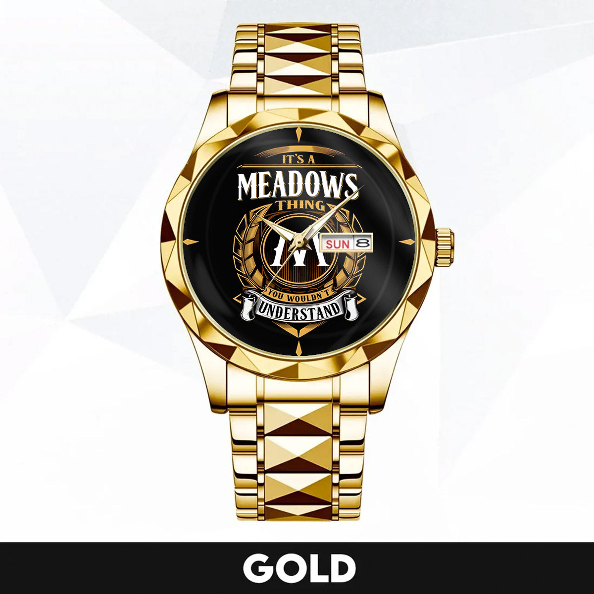 MEADOWS H79-02 Thing You Wouldn't Understand Watch – Custom Name & Initial Watch