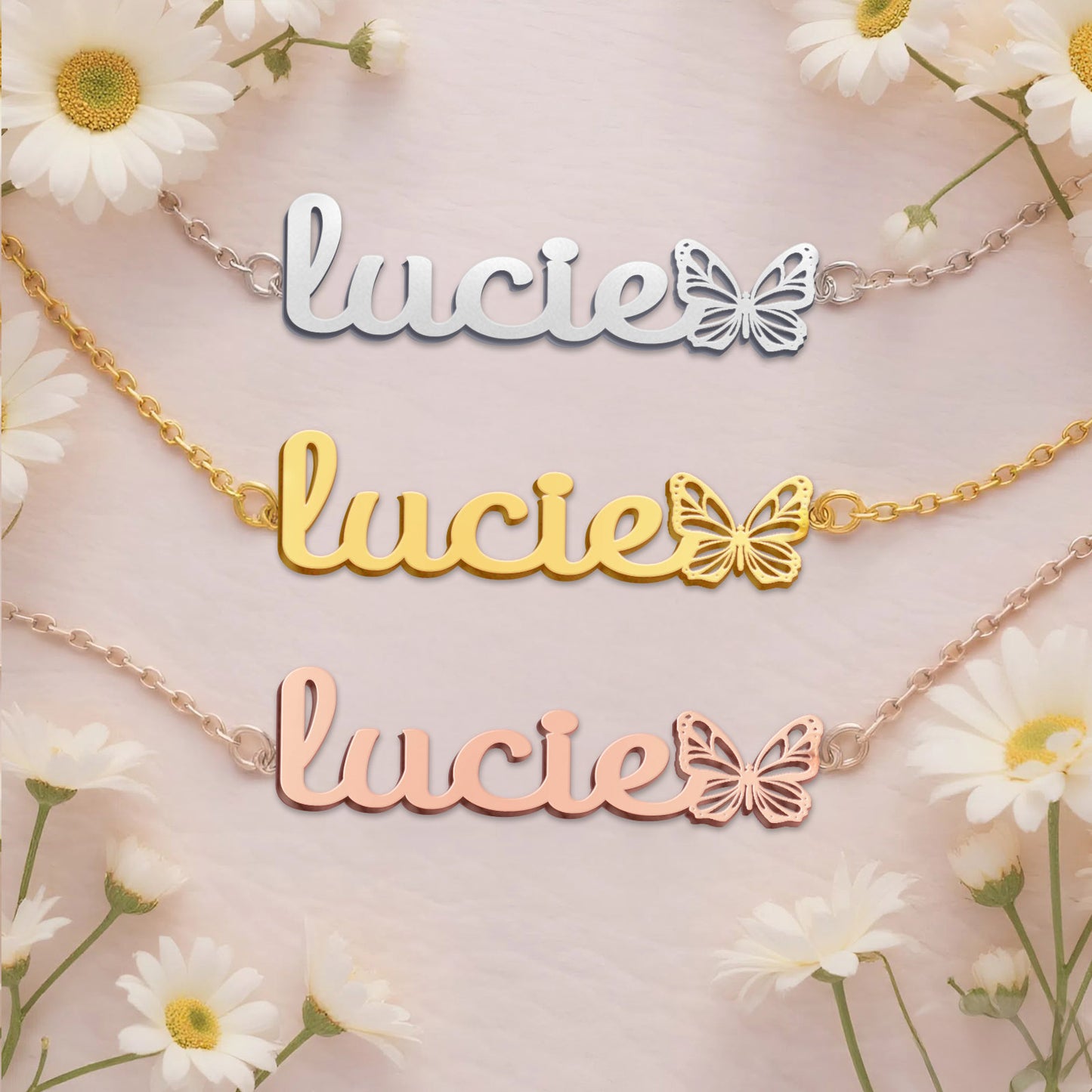 LUCIE  TTL01 Personalized Name Necklace – Perfect Gift
