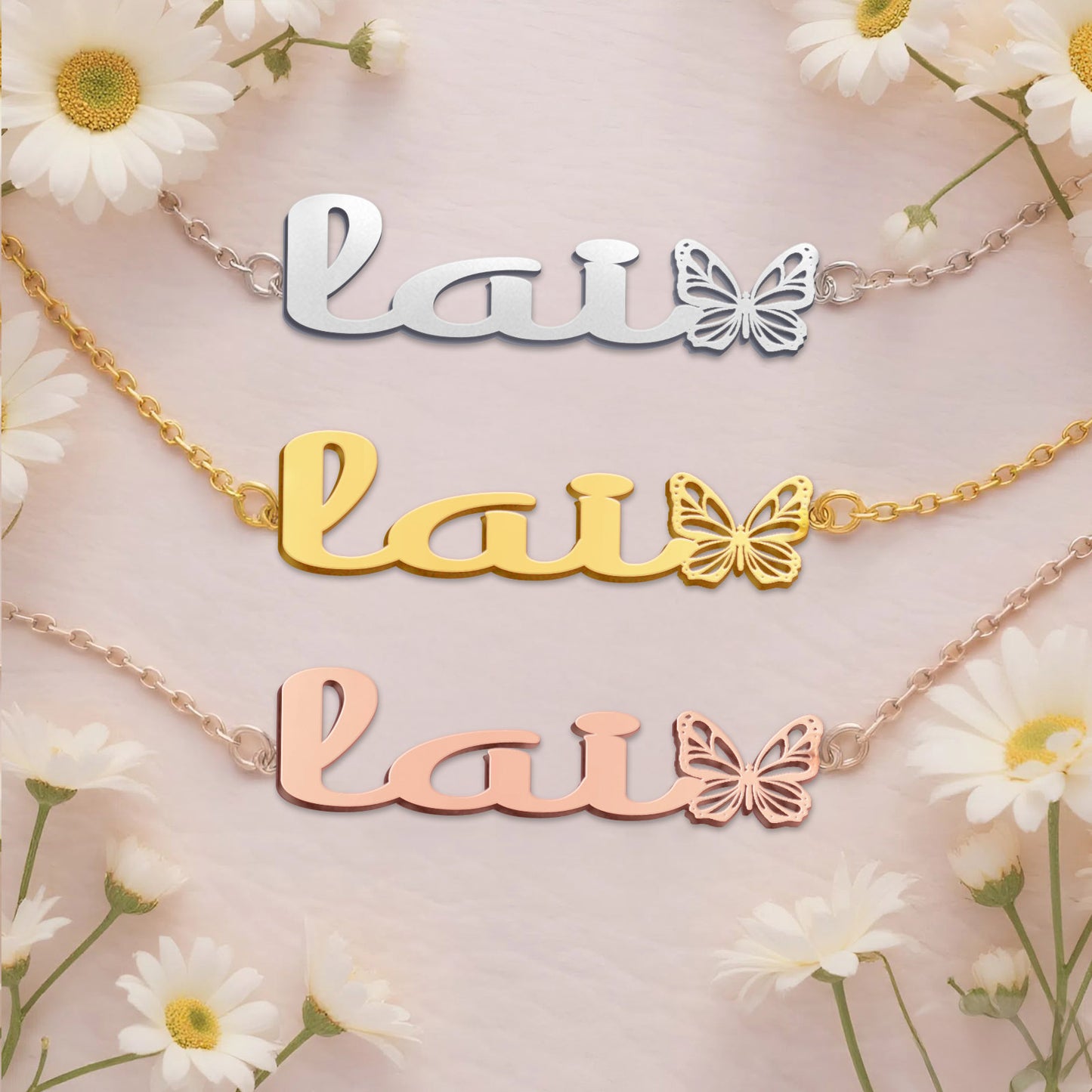 LAI  TTL01 Personalized Name Necklace – Perfect Gift