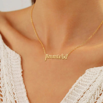 JIMMIE  TTX22 Personalized Name Necklace – Perfect Gift