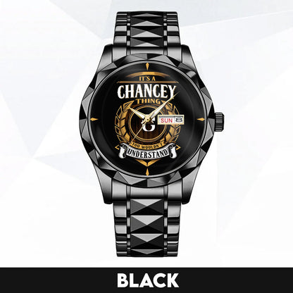 CHANCEY H79-02 Thing You Wouldn't Understand Watch – Custom Name & Initial Watch