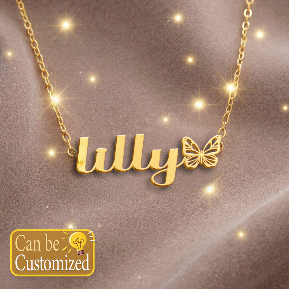LILLY  TTX22 Personalized Name Necklace – Perfect Gift