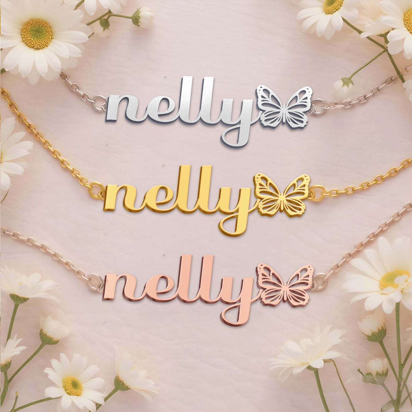 NELLY  TTX22 Personalized Name Necklace – Perfect Gift