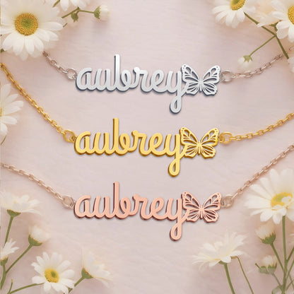 AUBREY  TTL01 Personalized Name Necklace – Perfect Gift