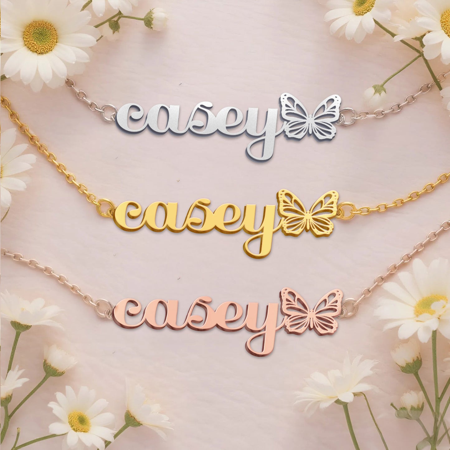CASEY  TTX22 Personalized Name Necklace – Perfect Gift