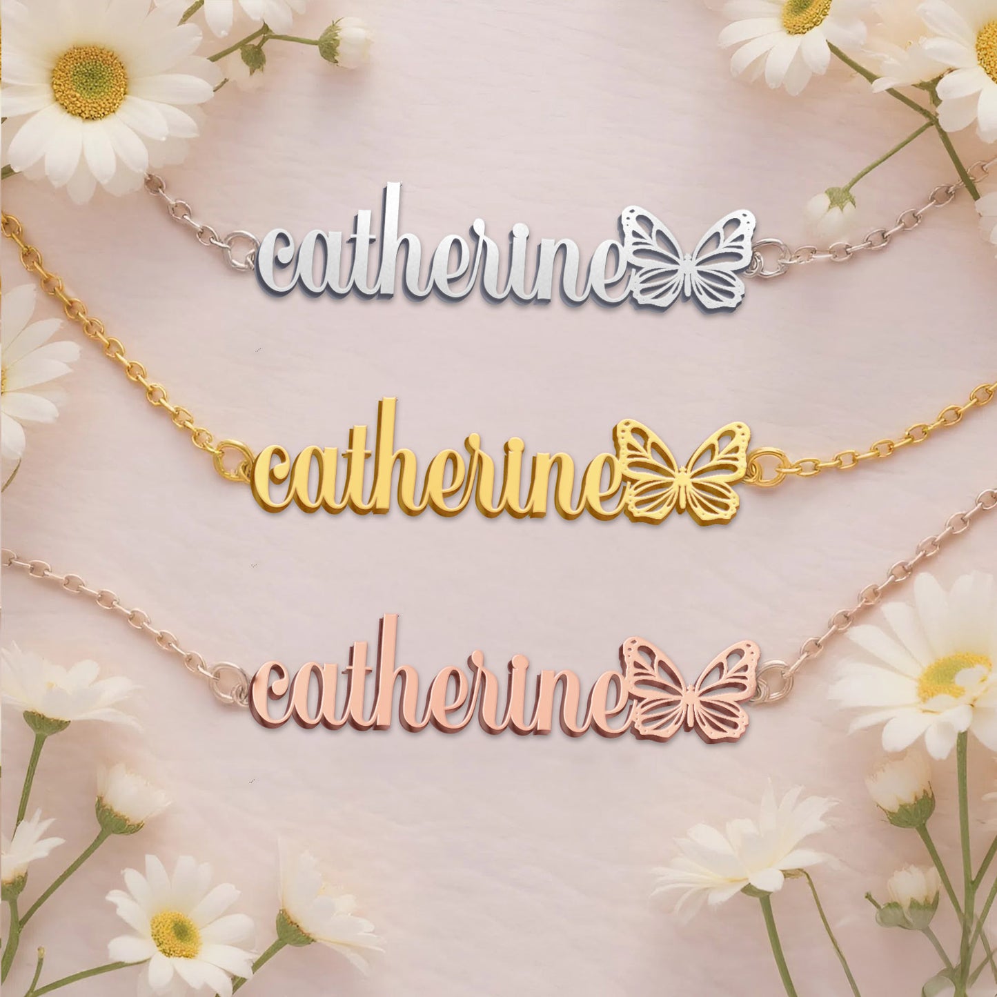 CATHERINE  TTX22 Personalized Name Necklace – Perfect Gift