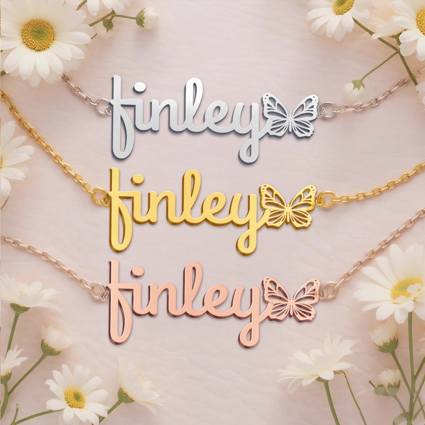 FINLEY  TTL01 Personalized Name Necklace – Perfect Gift