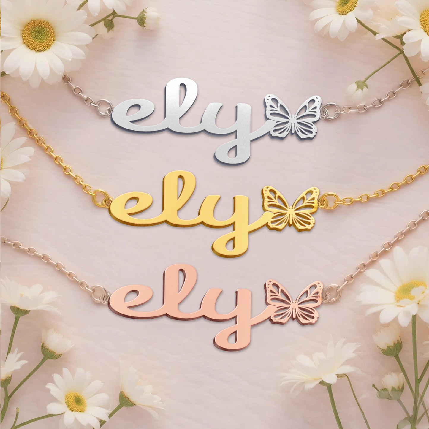 ELY  TTL01 Personalized Name Necklace – Perfect Gift