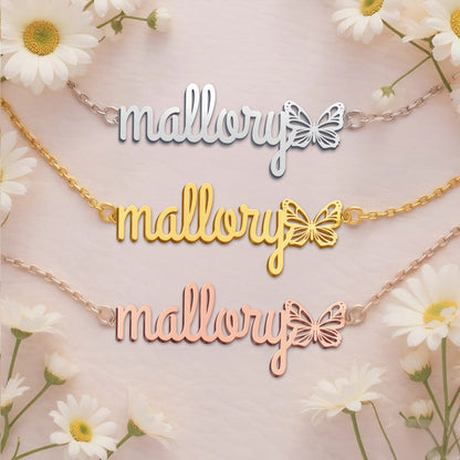 MALLORY  TTL01 Personalized Name Necklace – Perfect Gift