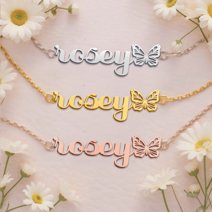 ROSEY  TTX22 Personalized Name Necklace – Perfect Gift