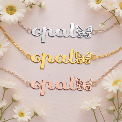 OPAL  TTX22 Personalized Name Necklace – Perfect Gift