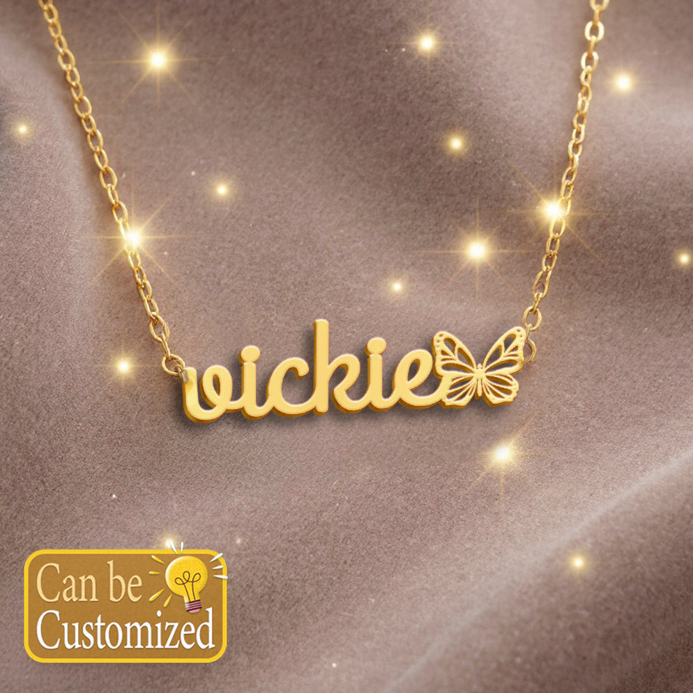 VICKIE  TTL01 Personalized Name Necklace – Perfect Gift