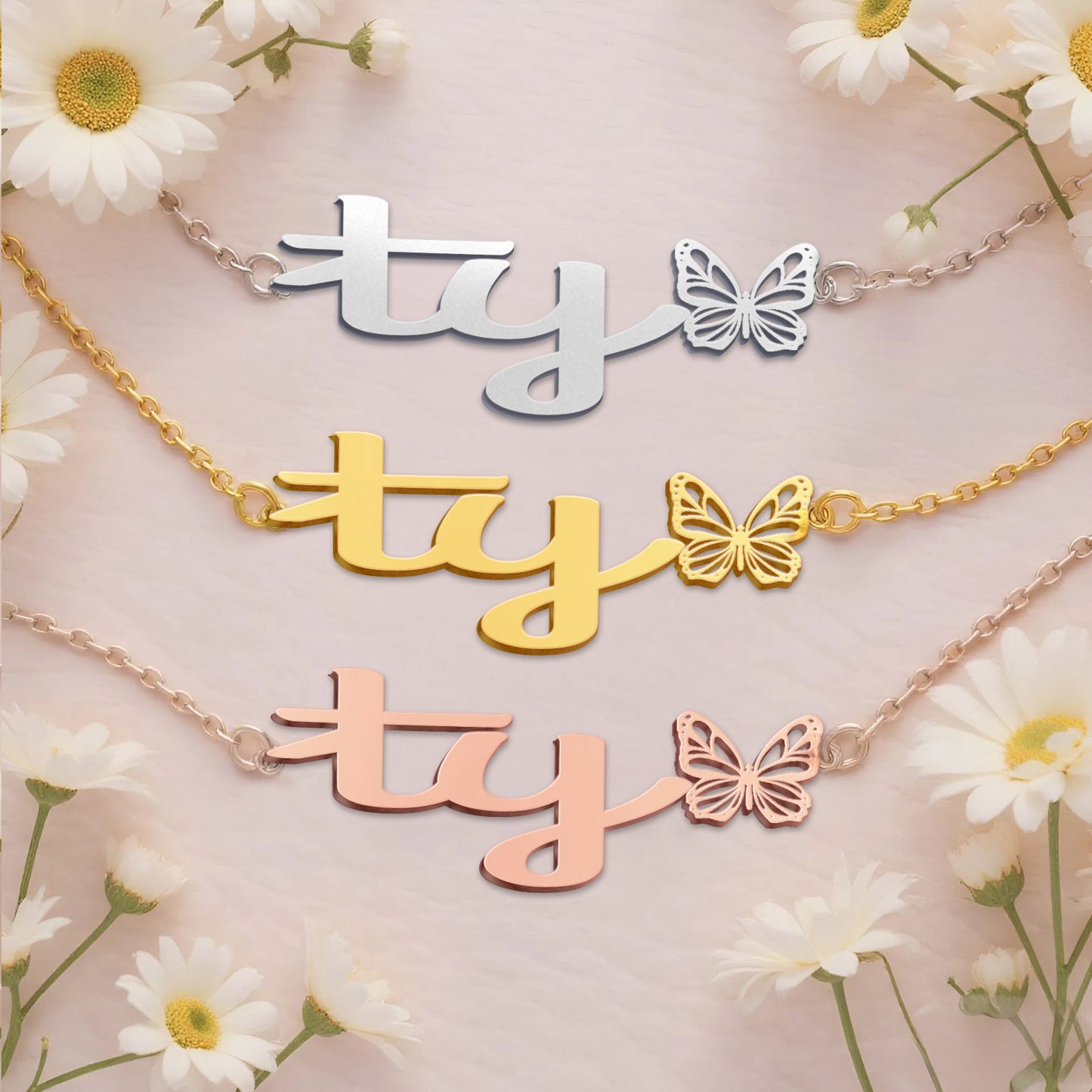 TY  TTL01 Personalized Name Necklace – Perfect Gift