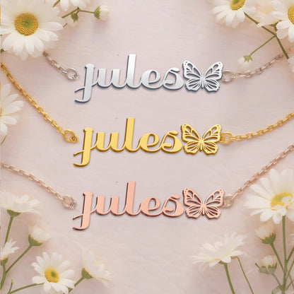 JULES  TTX22 Personalized Name Necklace – Perfect Gift