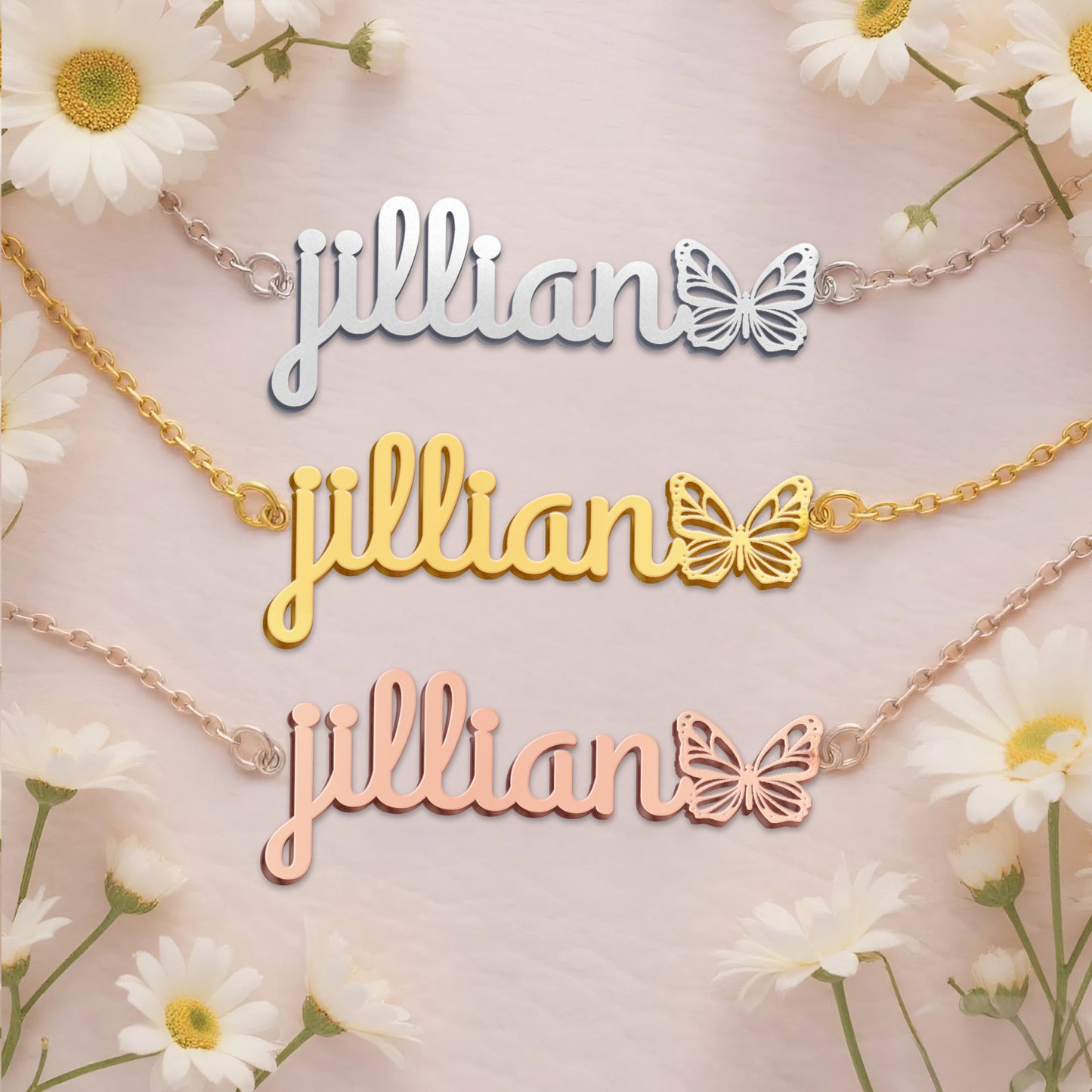 JILLIAN  TTL01 Personalized Name Necklace – Perfect Gift