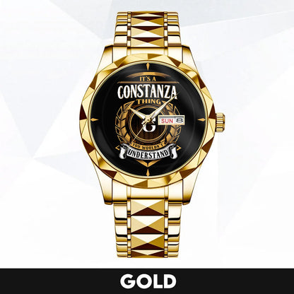 CONSTANZA H79-02 Thing You Wouldn't Understand Watch – Custom Name & Initial Watch