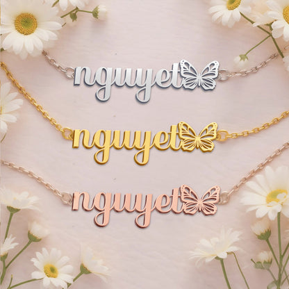 NGUYET  TTX22 Personalized Name Necklace – Perfect Gift