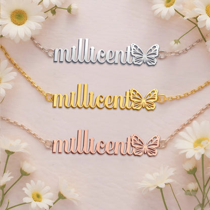 MILLICENT  TTX22 Personalized Name Necklace – Perfect Gift
