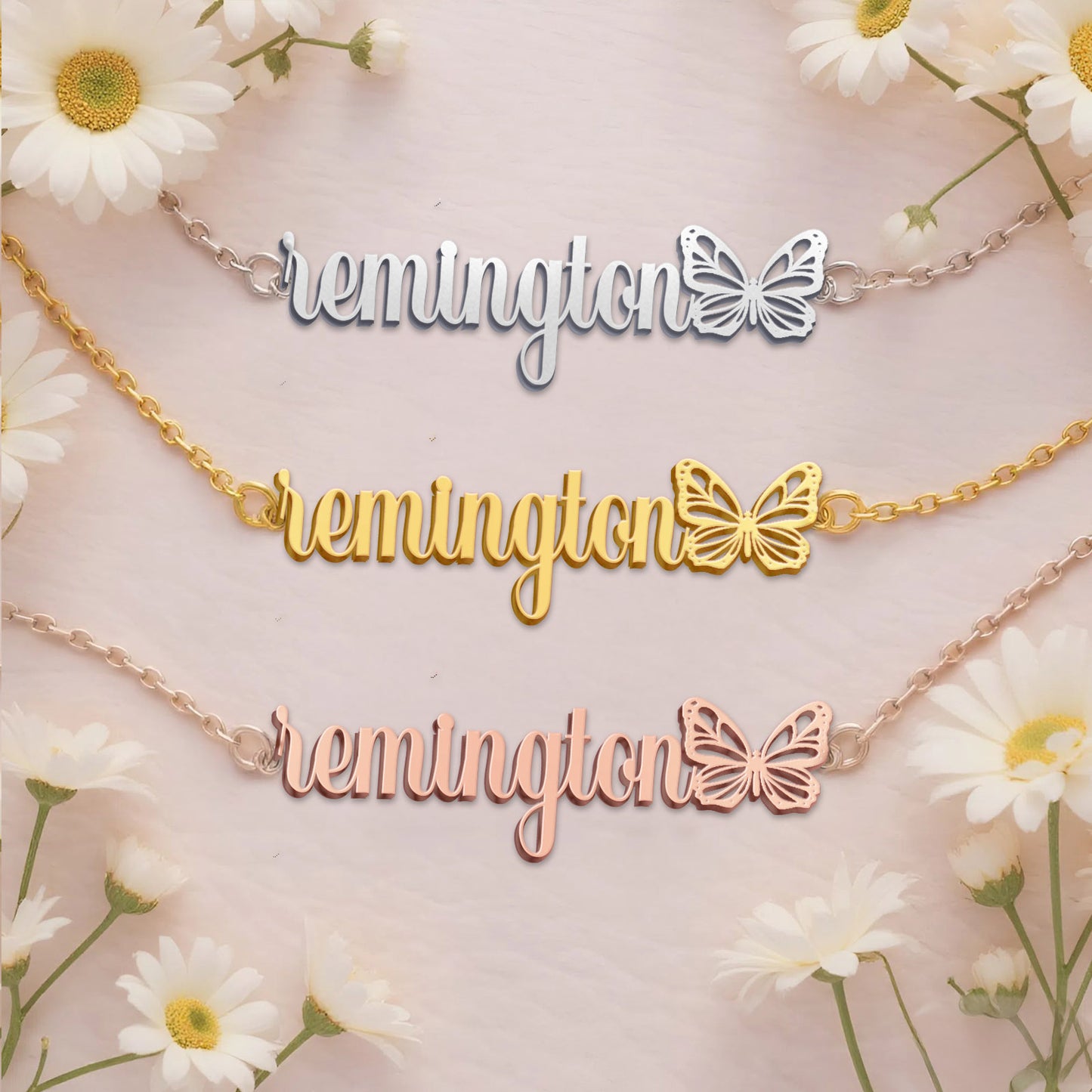 REMINGTON  TTX22 Personalized Name Necklace – Perfect Gift