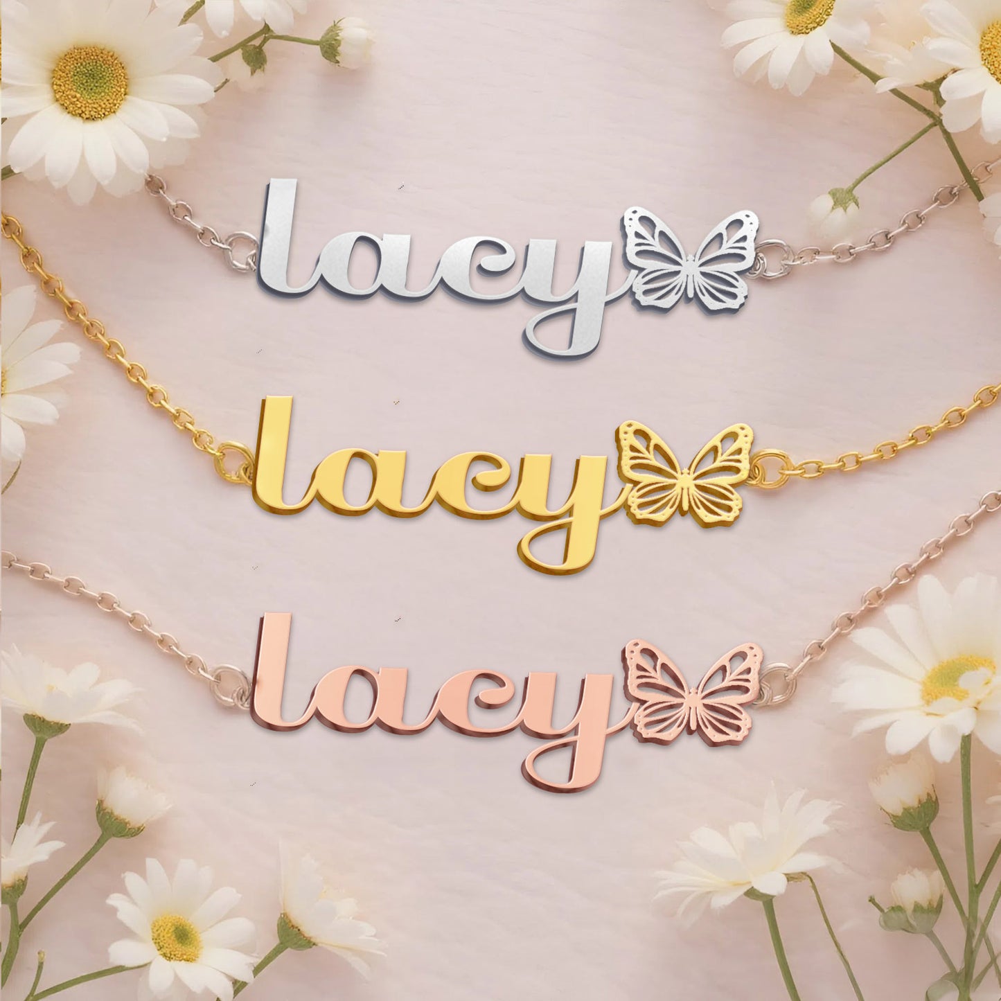 LACY  TTX22 Personalized Name Necklace – Perfect Gift